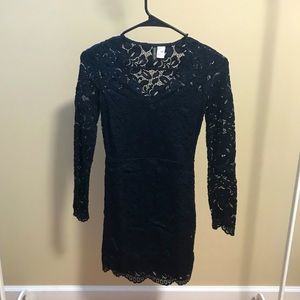 H&M navy lave dress